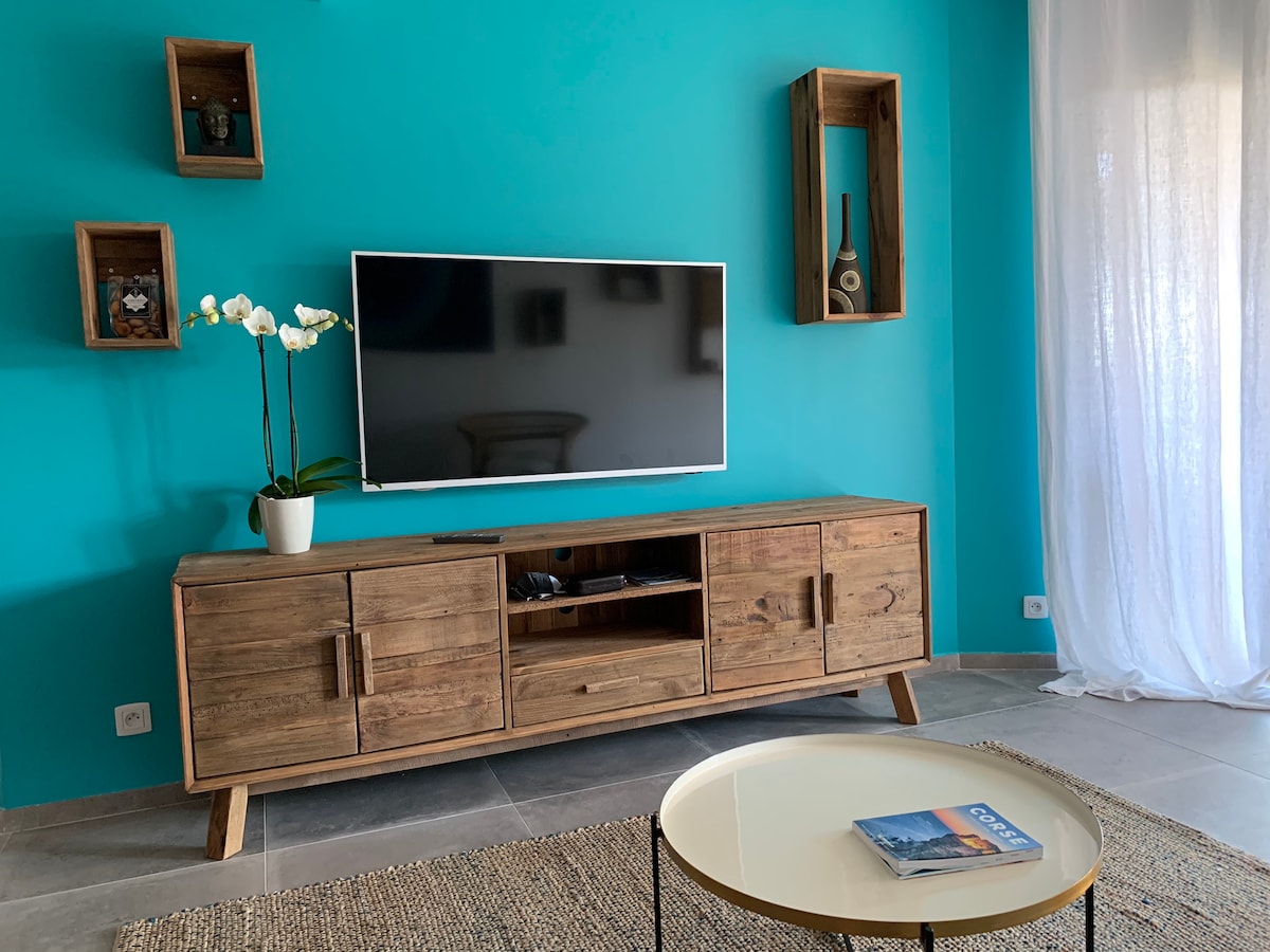 Top Airbnb: Sea view apartment, on Calvi beach in Calvi