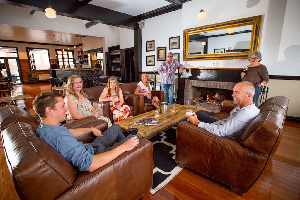 The lounge and bar area of the CBH