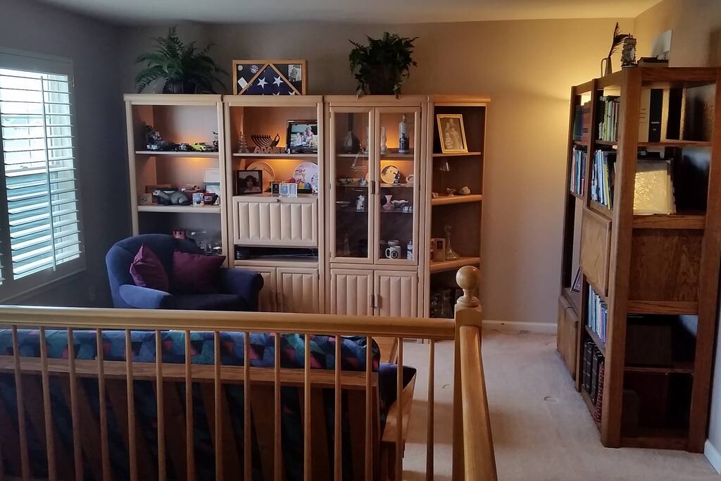 Loft area with futon
