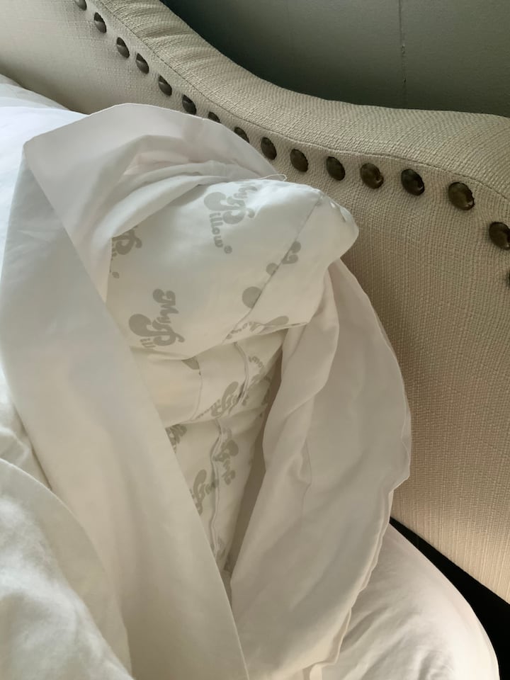 وسائد ماي بيلو® "قابلة للغسل" وملاءات قطن My Pillow® Giza