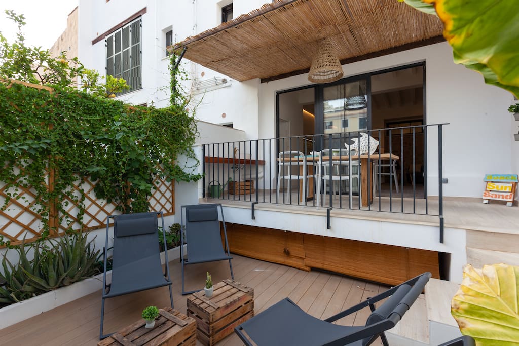 Santa Catalina flat with patio and private parking - 팔마의 아파트에서 살아보기, Illes Balears, 스페인