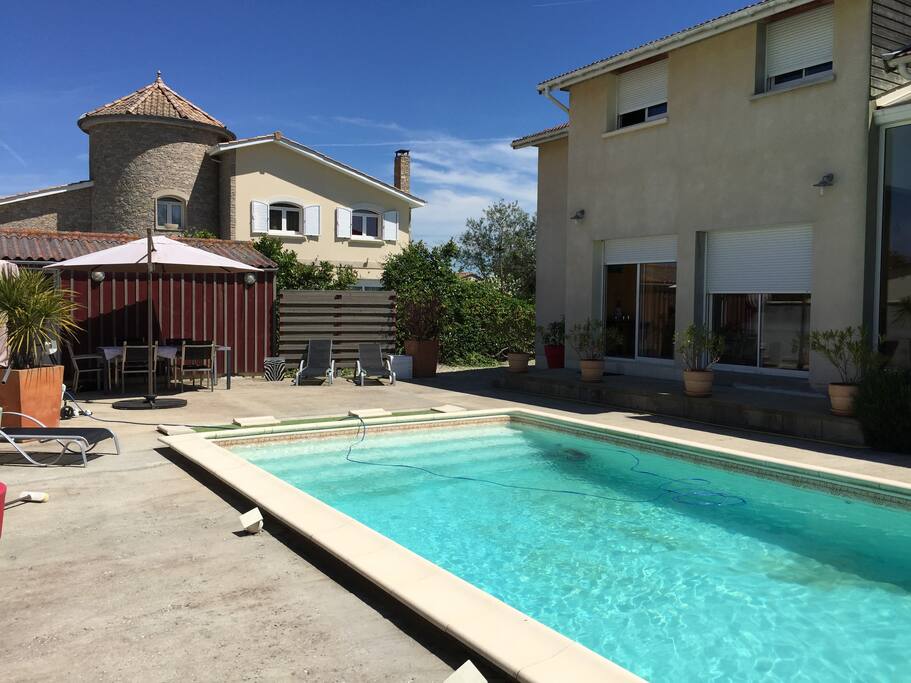 Piscine, terrasse