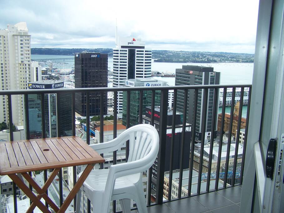 View from balcony - Auckland Harbour