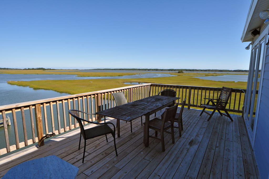 View of Assateague from North Deck.
A great place for morning coffee!
