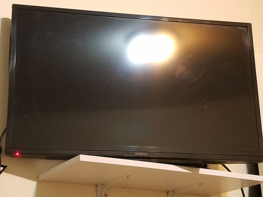 32" Insignia TV in the room