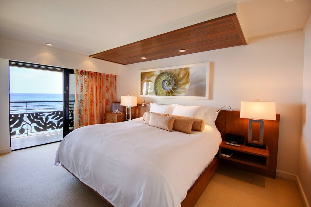 Sink into a comfy bed at the end of the relaxing day.