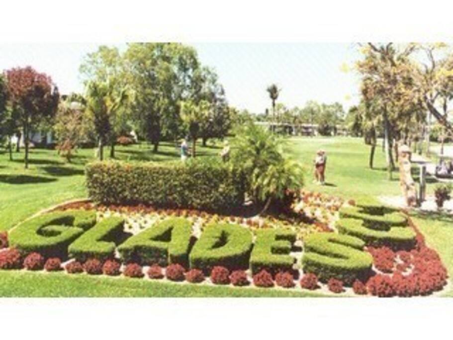 The Glades Golf Community allows access to two Golf courses!