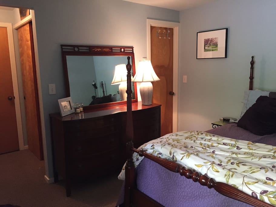 medium size closet, dresser for storing clothing and personal belongings