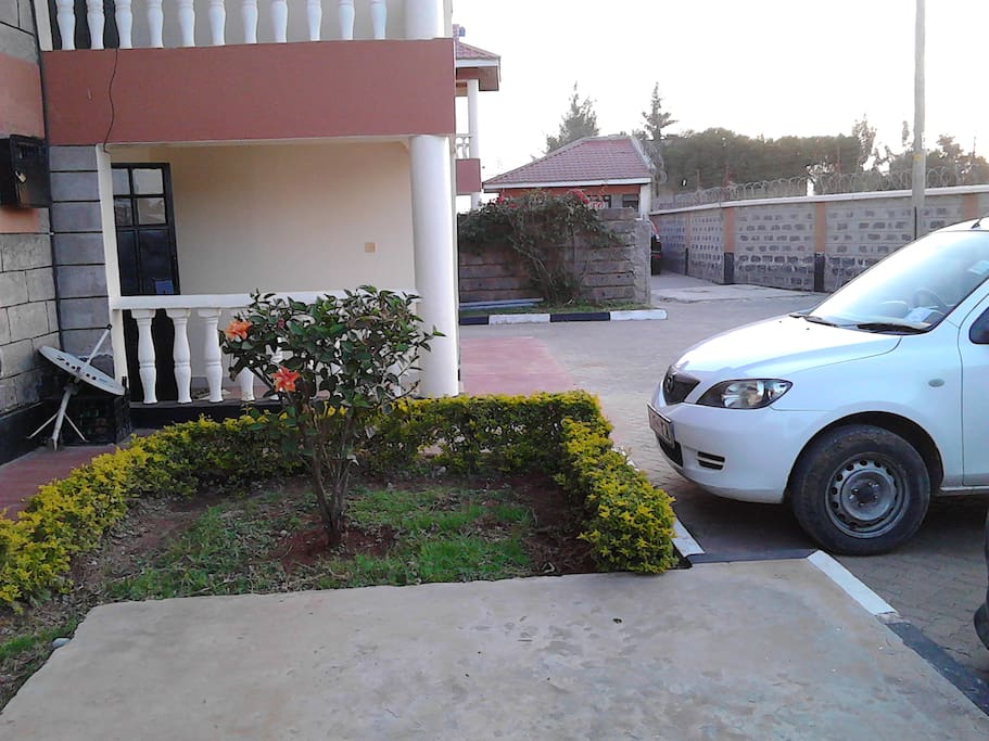 The front of the house