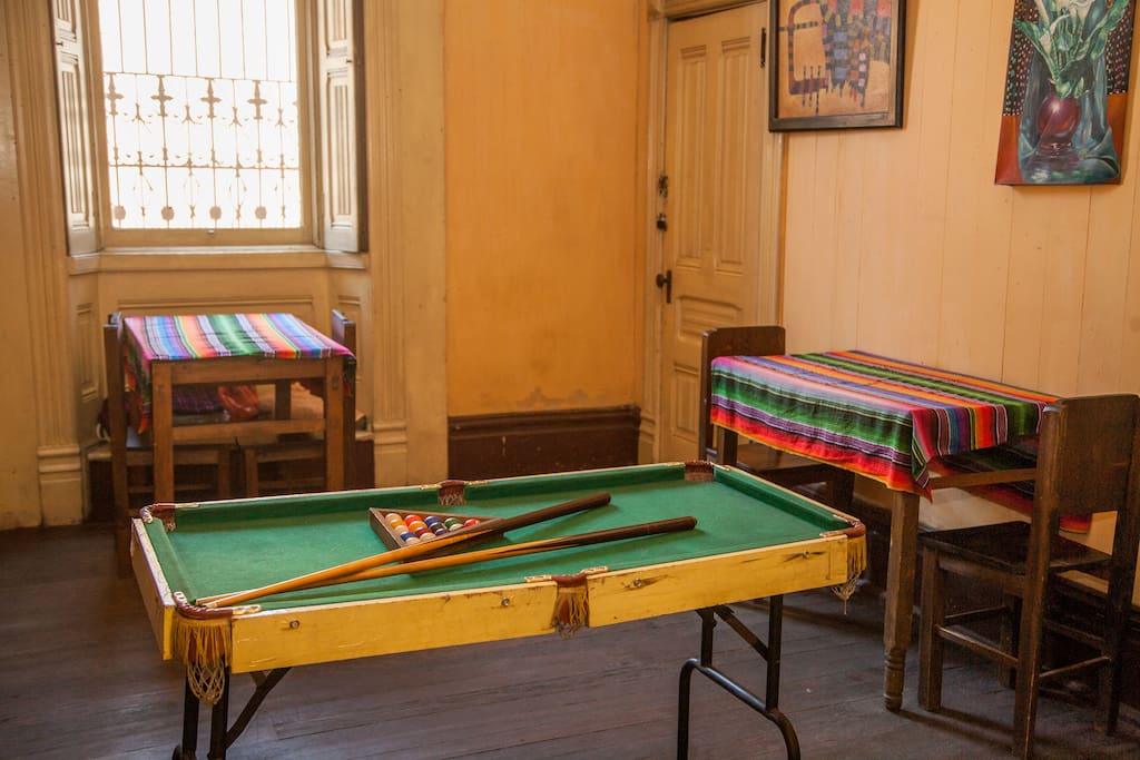 Games room and study space