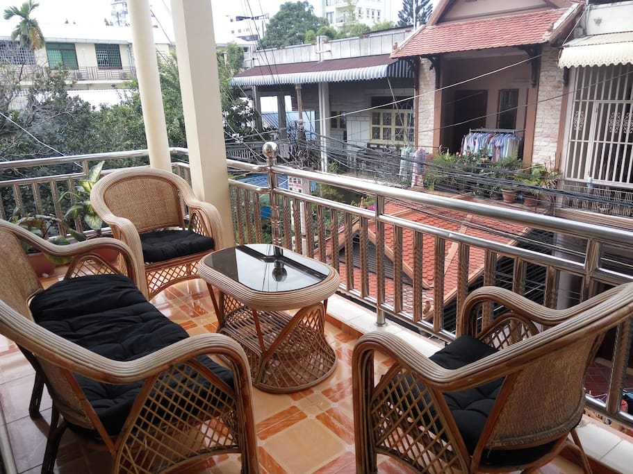 Spacious balcony