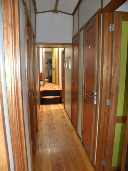 Hallway to cabins