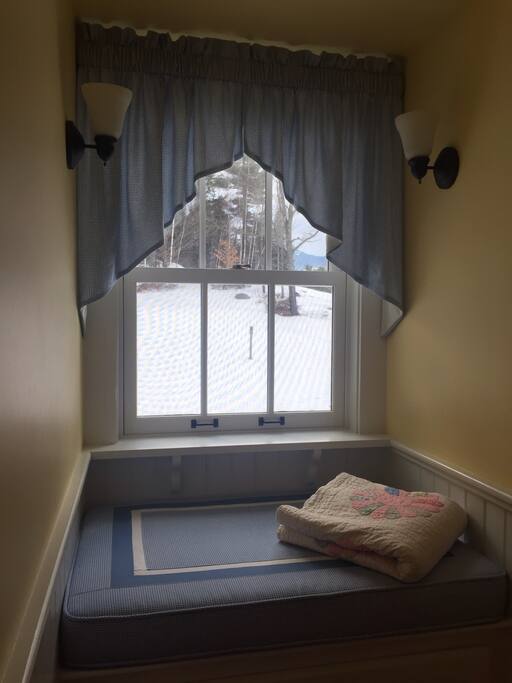 Windowseat with view of Mount Chocorua