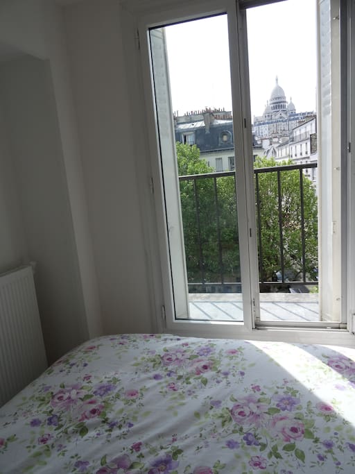 Vue du lit