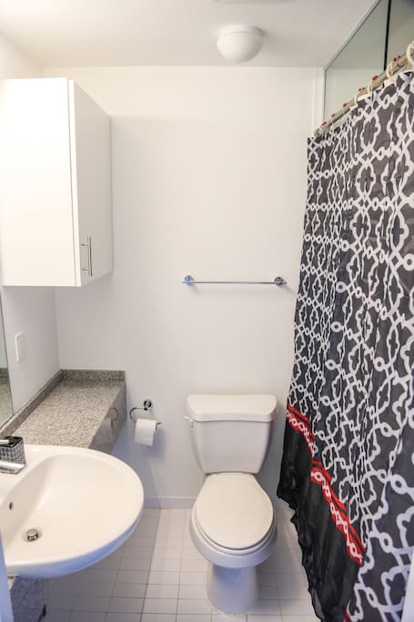 Fully private full bath