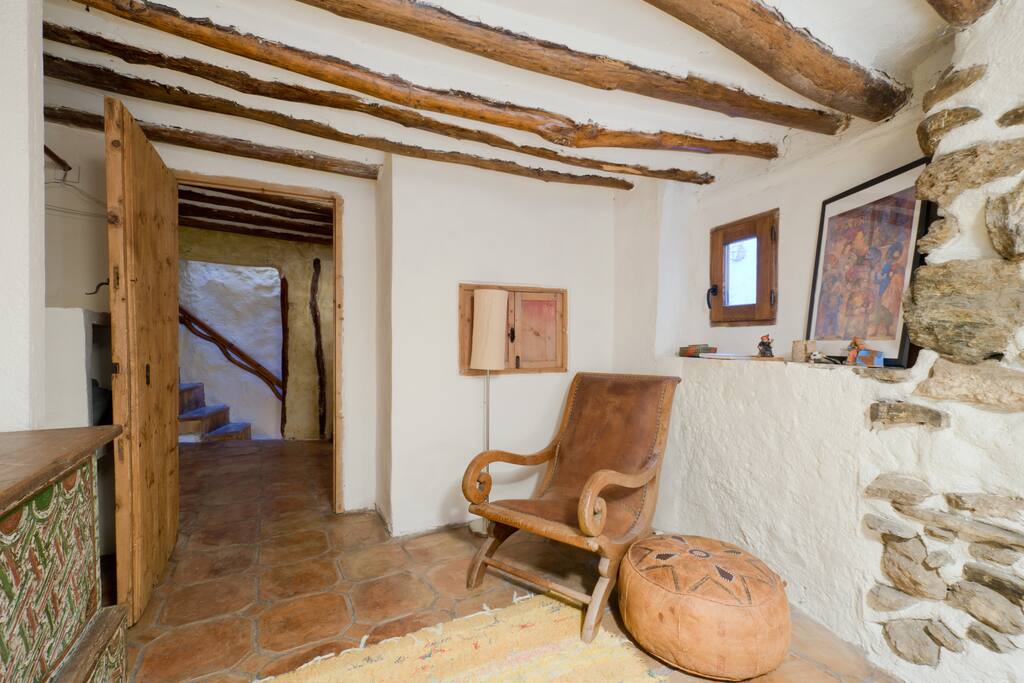 Spacious bedroom with double bed