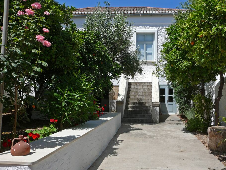 Entrance to the garden.