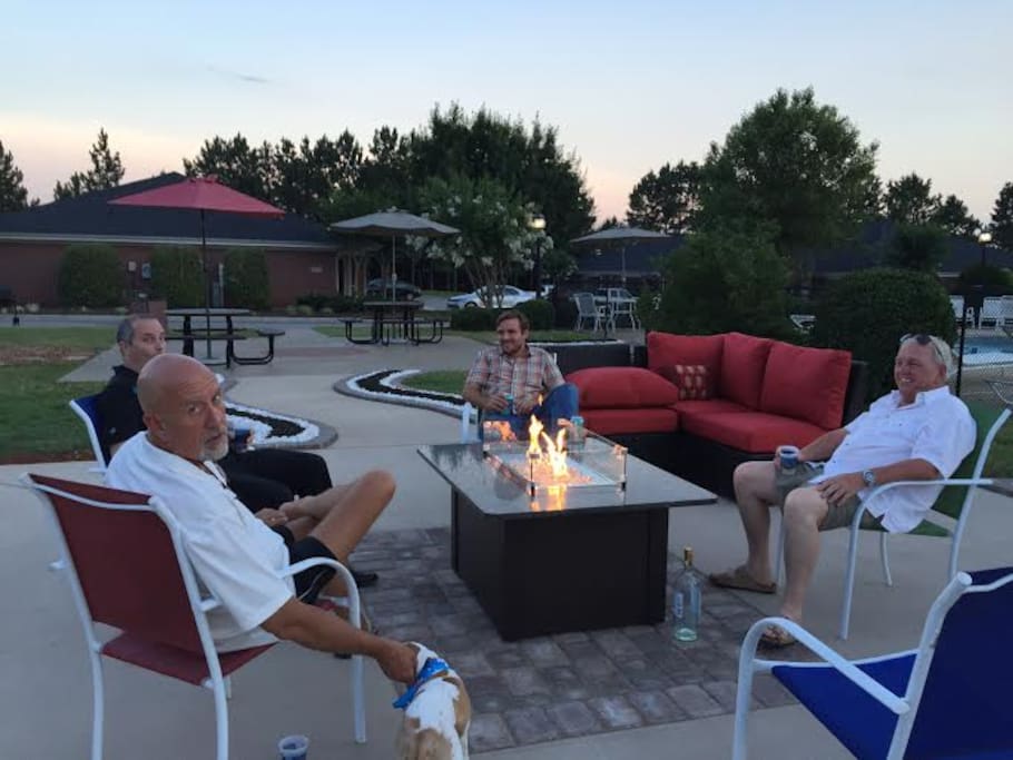 Cool Fire-Pit Lounge in the "Ultimate Outdoor Experience"