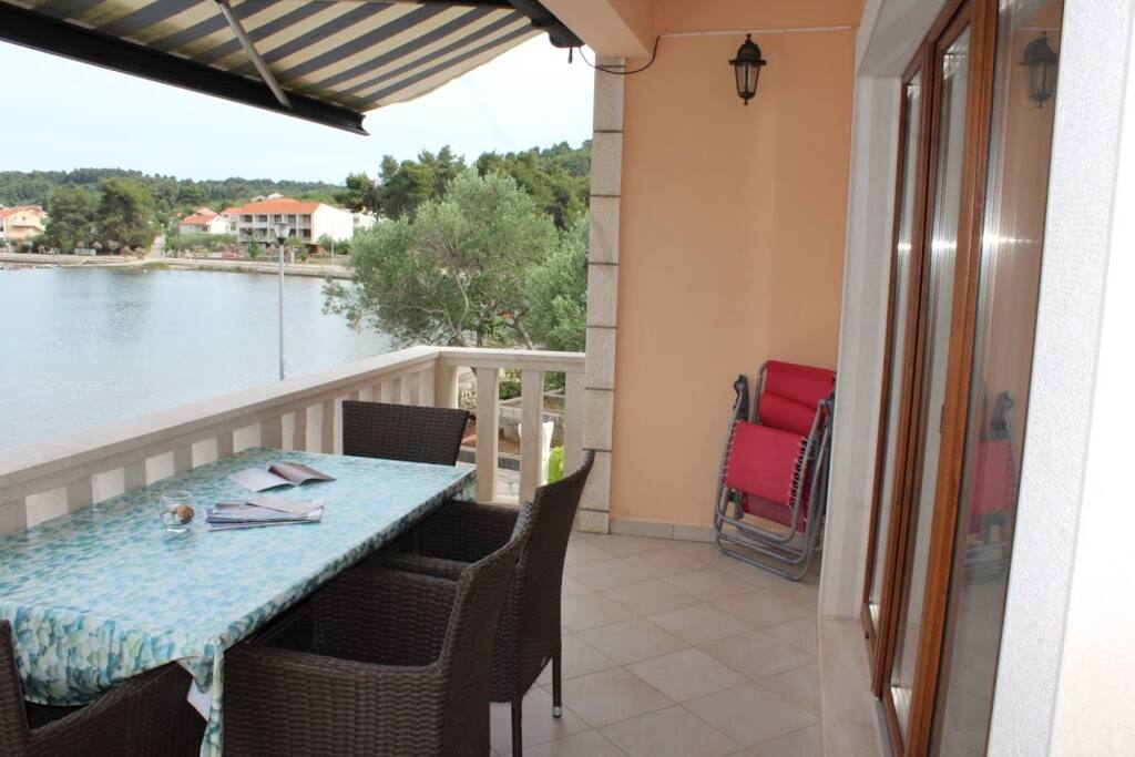 terasse with the sea view