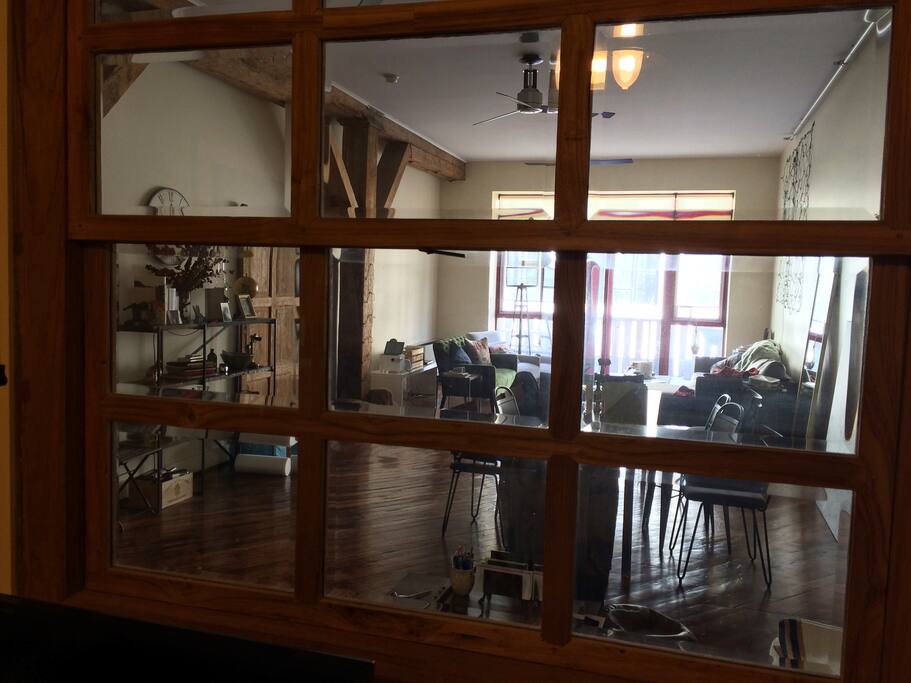 The view from the guest room