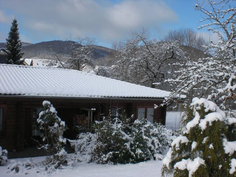 Finnisches Blockhaus Wohnung Anika
Hintergrund Nationalpark Kellerwald-Edersee, 500 m