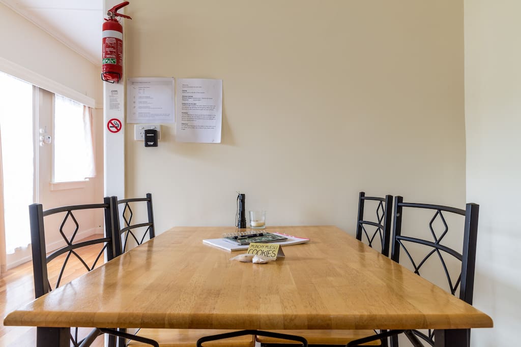 Enjoy and cuppa. Opt to eat meals in and/or have breakfast served downstairs.