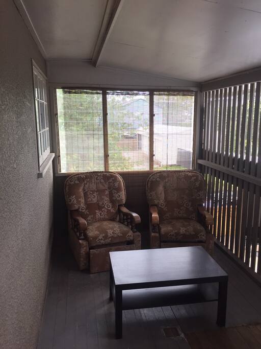 The back deck