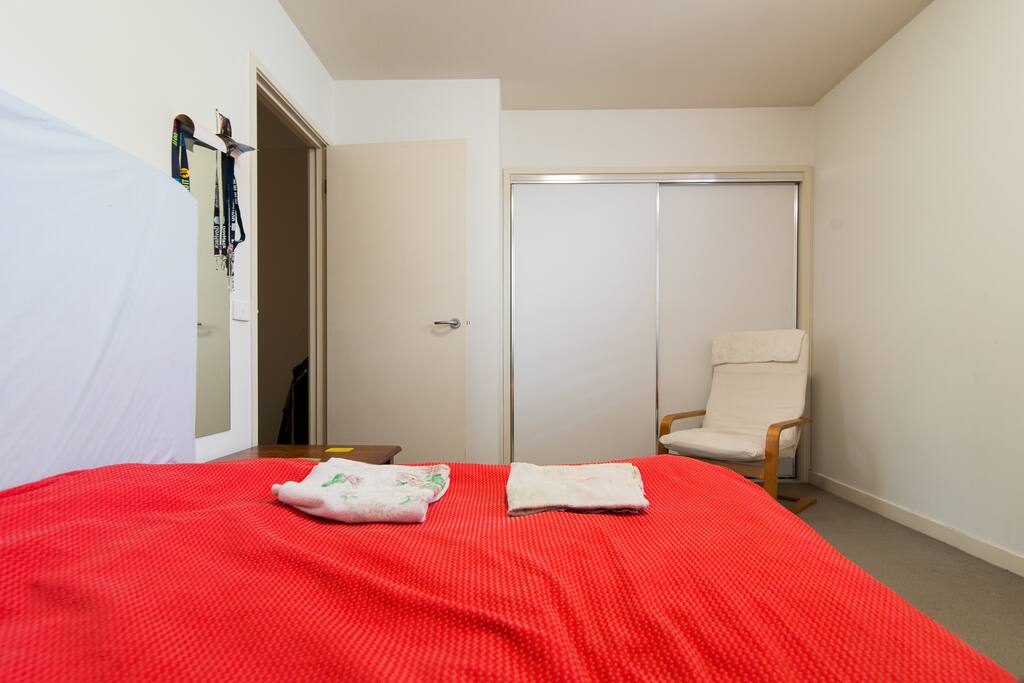 Large double wardrobe.
