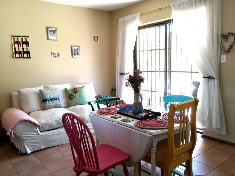Lounge with garden access