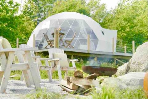 Come Spring Farm Glamping Dome 2