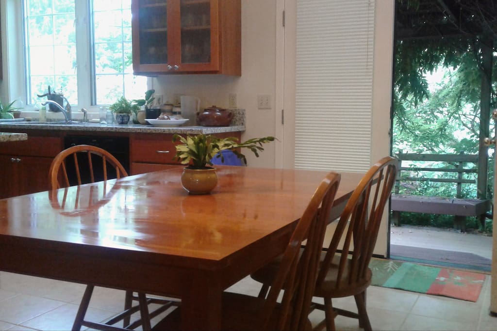 Shared kitchen.