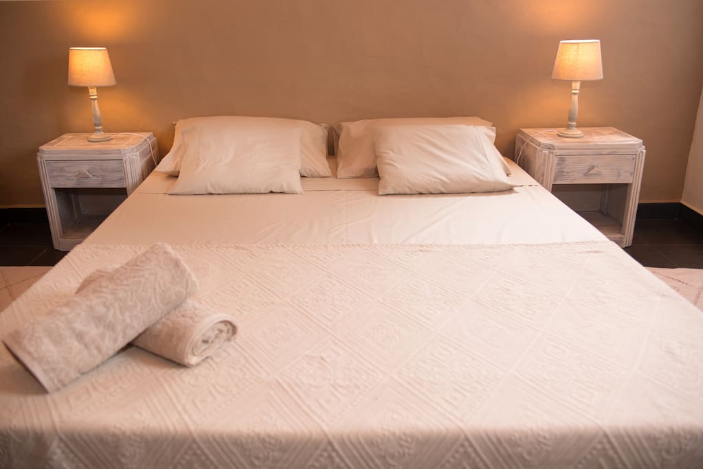 King size pallets bed