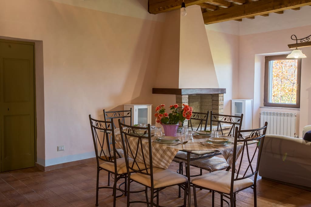 Sala cucina alloggio "Vescia"