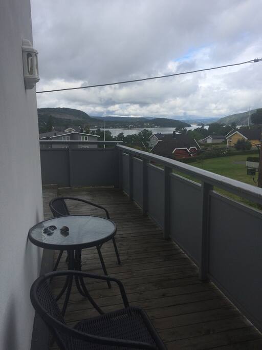 Uteplass med utsikt