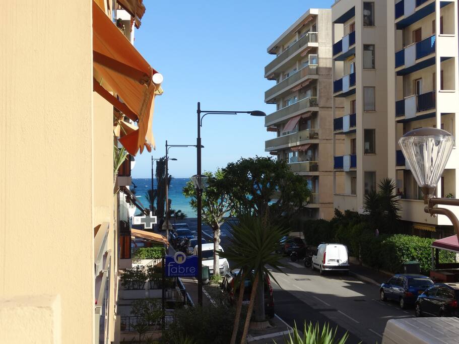 Sea view from the balcony
