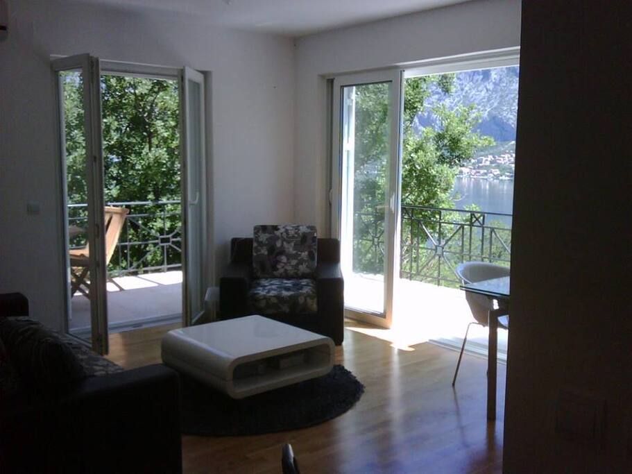 Open plan living area
