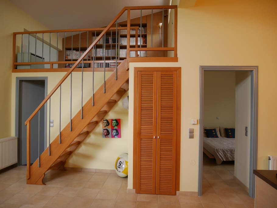 Staircase to the attic