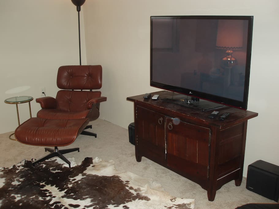 50-inch plasma TV and DVD player (no cable)