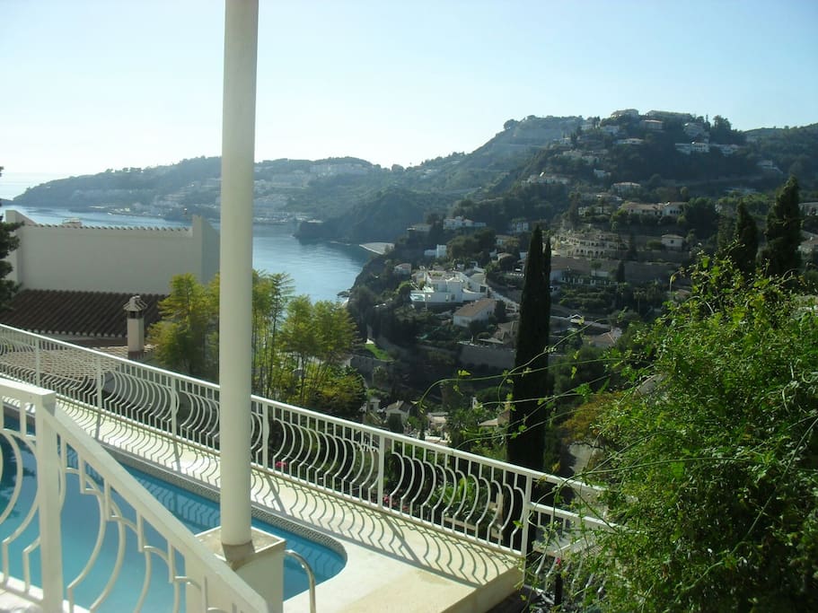 Inviting private pool to swim in and keep cool