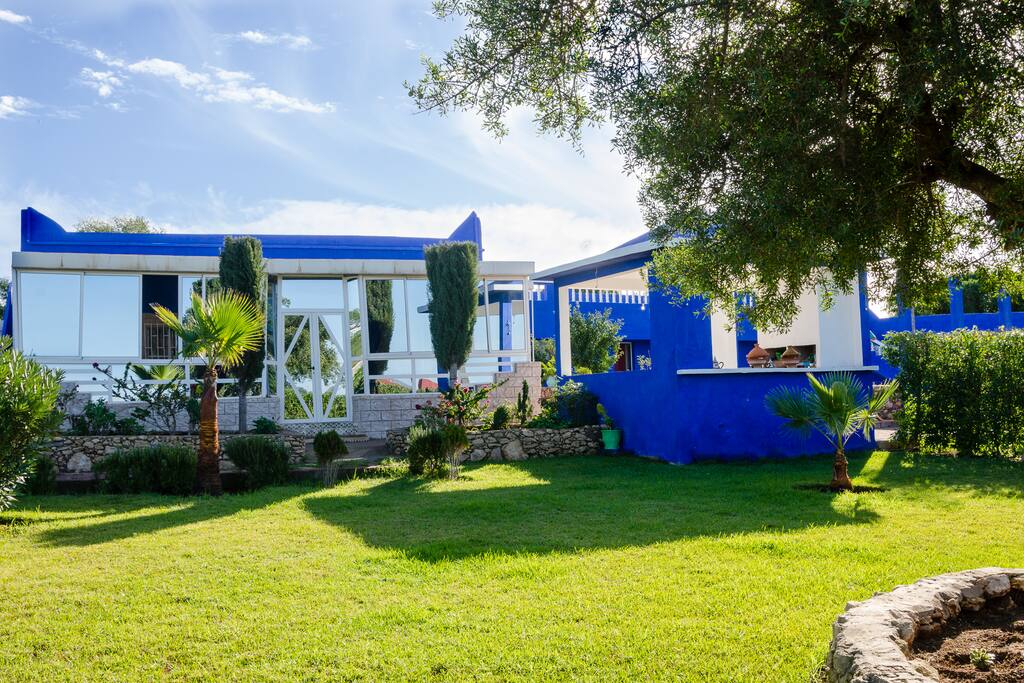 Le jardin devant la maison