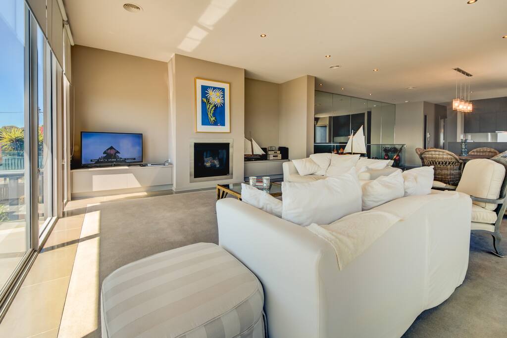 Upstairs living area