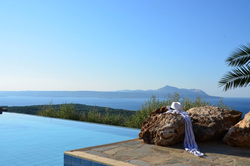 pool with stunning view