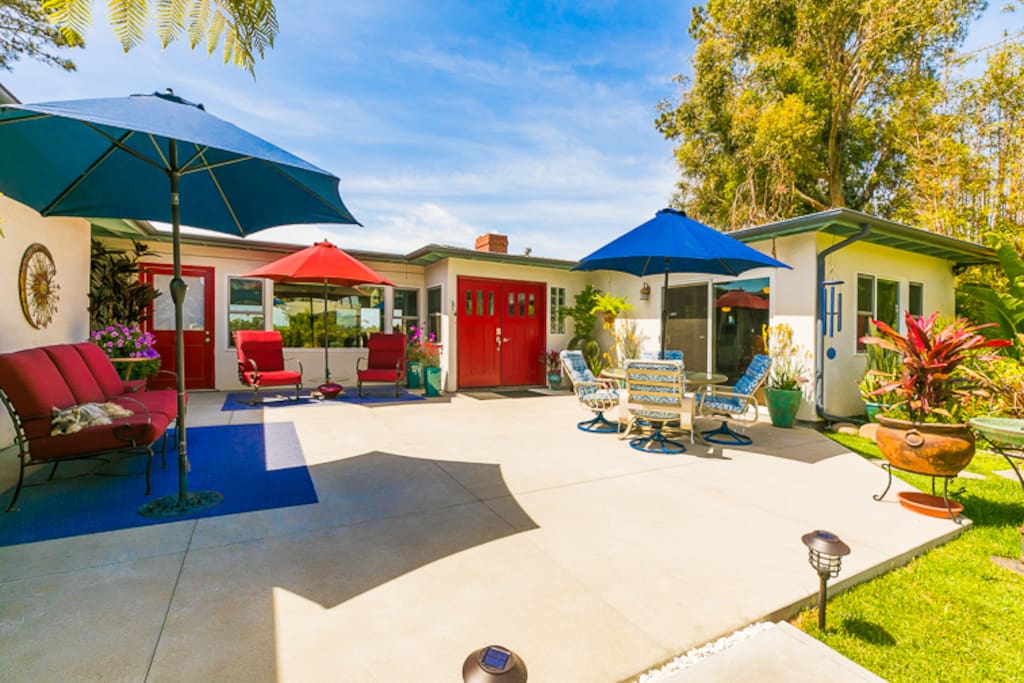 Outdoor hangout area.