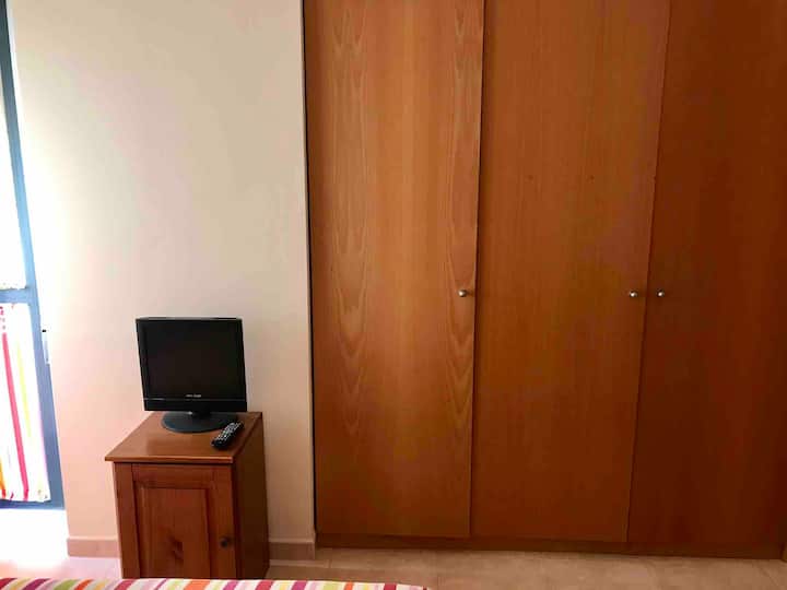 Large closet with hangers and iron, so you can be ready on any occasion 