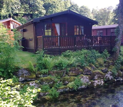 Puddleduck Lodge, log cabin