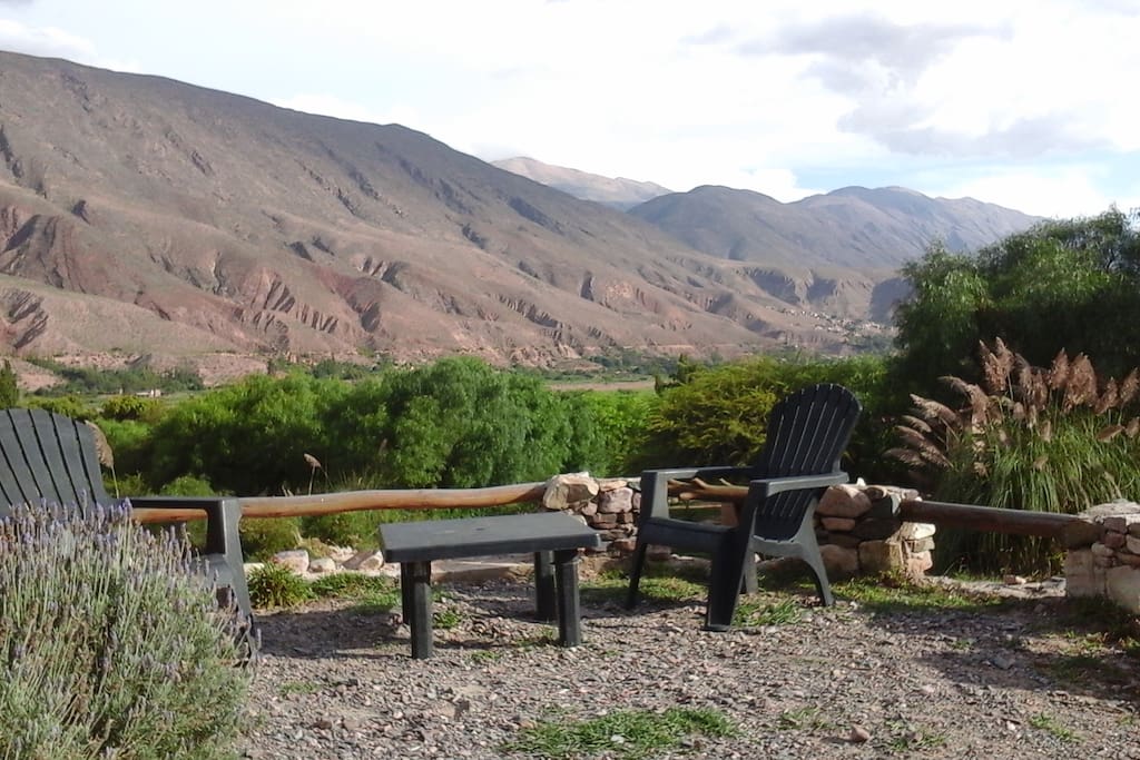 la terraza para desayunar por las mañanas