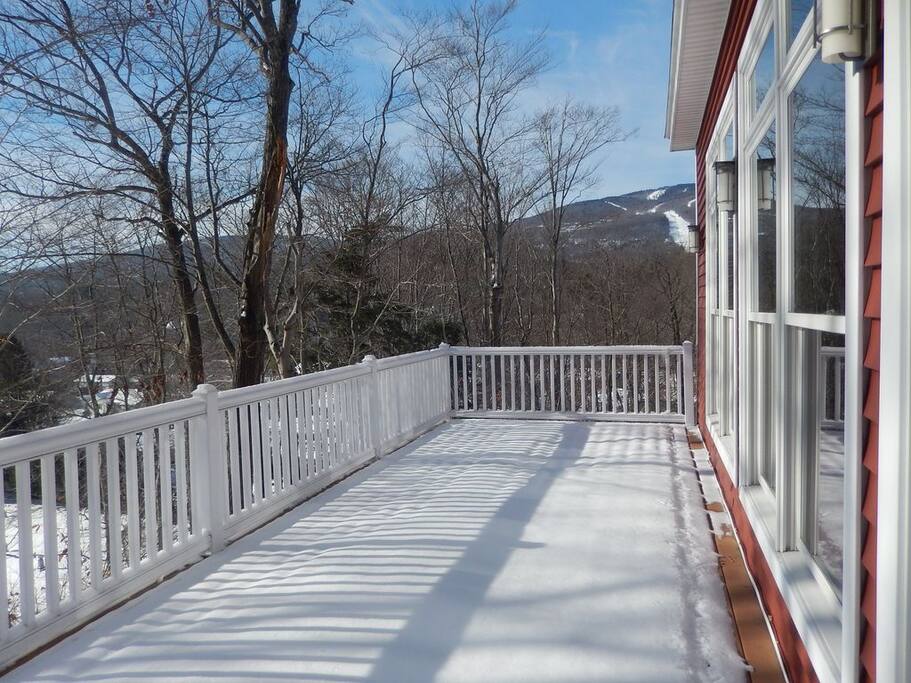 Relax on the private deck
