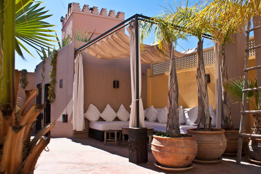 sunny terrace