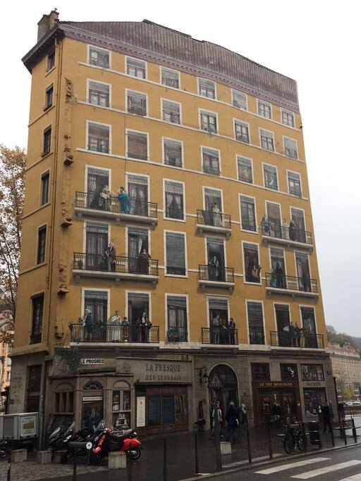 la fresque des Lyonnais