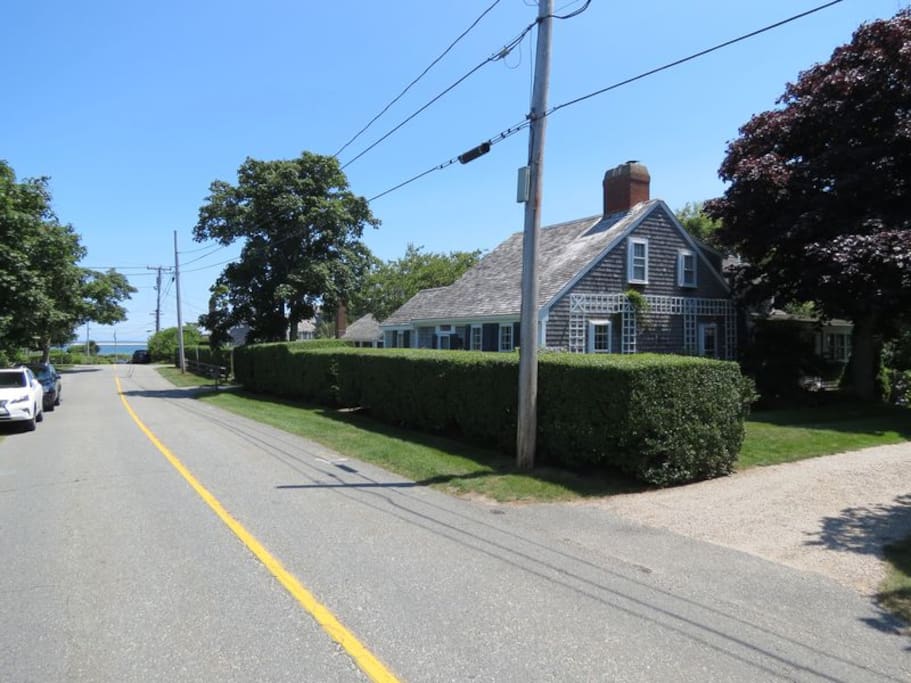 You can see Chatham Harbor from the end of the driveway
